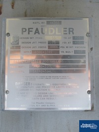 Image of 200 Gal Pfaudler Reactor, 316 s/s, 55/75# 05