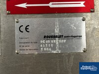 Image of 400 MM Rousselet Basket Centrifuge, Model RC40VXKSAR 04