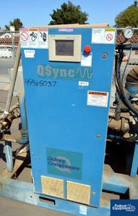 Image of 75 HP QUINCY ROTARY SCREW AIR COMPRESSOR, MODEL QSYNC75 14