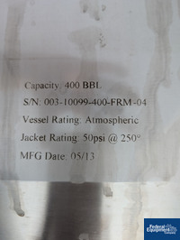 Image of 12,400 Gal Quality Tank Solutions Tank, 304 S/S 02