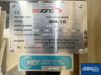 Image of 15 Liter Sejong High Shear Granulator, Model SM-15 02