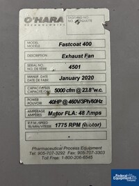 Image of 60" O''Hara FastCoat Coating Pan, Model FC400, S/S 43