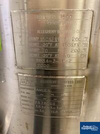 Image of 50 Liter Allegheny Bradford Reactor, S/S 02