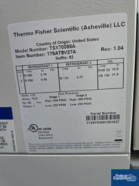 Image of Thermo Fisher Scientific ULT Freezer, Model TSX70086A 02