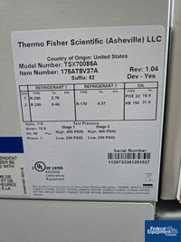 Image of Thermo Fisher Scientific ULT Freezer, Model TSX70086A 02