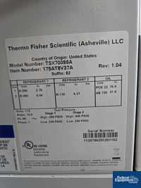 Image of Thermo Fisher Scientific ULT Freezer, Model TSX70086A 02