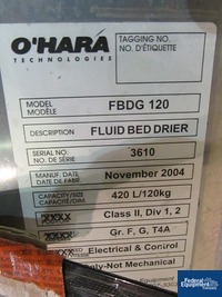 Image of S4 NIRO AEROMATIC FLUID BED DRYER, S/S 12