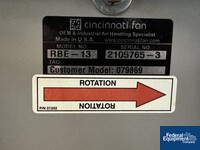 Image of 3 HP Cincinnati Fan Blower, Model RBE-13, C/S 02