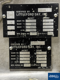 Image of 4.6 Cu Ft Littleford Plow Mixer, S/S, Model FM130D 04