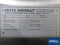Image of Fette Absolut 800 CFM Isolator Dust Collector, S/S 09