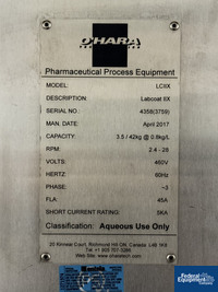 Image of O''Hara LCIIX Labcoat Coater 02