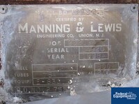 Image of 5,914 Sq Ft Manning & Lewis Heat Exchanger, 304ELC S/S, 75/75# 11