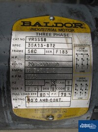 Image of 5 Cu Ft P-K Twin Shell Blender, S/S, 65# Density 10