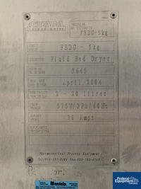 Image of O''Hara Fluid Bed Dryer, S/S, Model FBDG-5KG 02