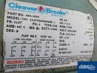 Image of 500 HP CLEAVER BROOKS PACKAGED STEAM BOILER, 150 PSI _2