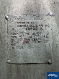 Image of 300 Gal Schold Dual Shaft Vacuum Mixer, S/S, 50/20 HP 25