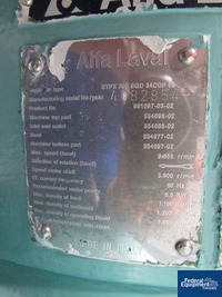 Image of ALFA LAVAL SEPARATOR, MODEL BTPX-205 SGD, S/S _2