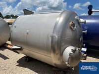 Image of 2,505 Gal Pagent Equipment Receiver Tank, 316L S/S, 15# 09
