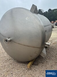 Image of 2,505 Gal Pagent Equipment Receiver Tank, 316L S/S, 15# 03