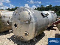 Image of 2,505 Gal Pagent Equipment Receiver Tank, 316L S/S, 15# 06