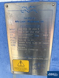 Image of 914 Sq Ft Alfa Laval Plate Heat Exchanger, 316 S/S, 150# 02