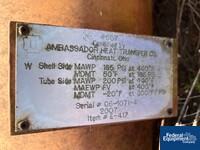 Image of 800 Sq Ft Ambassador Heat Transfer Heat Exchanger, 316L S/S, 200/165# 02