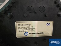 Image of (2) Fisher Scientific Cat Num 05-090-100 Mini Centrifuges 03