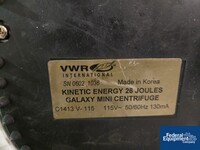 Image of (2) VWR Model C1413 Kinetic Energy 26 Joules Galaxy Mini Centrifuge 03