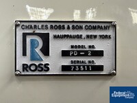 Image of 2 Gal Ross Double Planetary Mixer, Model PD2 02
