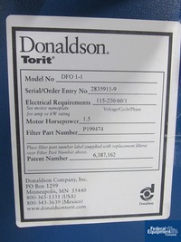 Image of DONALDSON TORIT DUST COLLECTOR, MODEL DFO1-1 _2