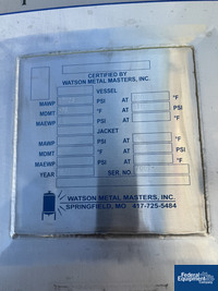 Image of 7,500 Gallon Watson Metal Tank, 304 S/S 02