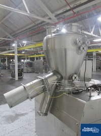 Image of .1 Cu Meter KraussMaffer Conical Vacuum Dryer, 316L S/S 07