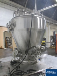 Image of .1 Cu Meter KraussMaffer Conical Vacuum Dryer, 316L S/S 08