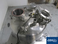 Image of .1 Cu Meter KraussMaffer Conical Vacuum Dryer, 316L S/S 09