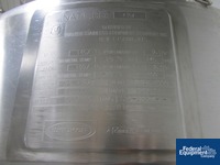 Image of .1 Cu Meter KraussMaffer Conical Vacuum Dryer, 316L S/S 11
