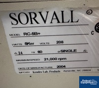 Image of Sorvall Refrigerated, Superspeed Floor Centrifuge 07