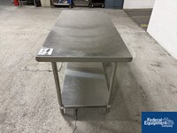 Image of Stainless Steel Table, 60" x 30" 03