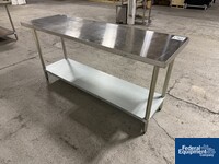 Image of Stainless Steel Table, 72" x 24" 04