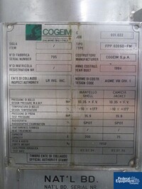 Image of 0.2 Sq Meter Cogeim Nutsche Filter, Hastelloy C22 18