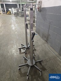 Image of Pair of Mid Central Medical Adjustable IV Stands 03