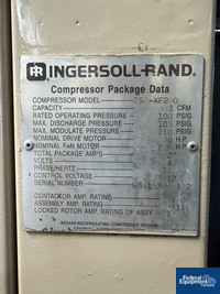 Image of 200 HP Ingersol Rand Air Compressor, Model SSR-FX200 02
