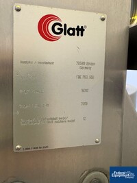 Image of Glatt Fluid Bed Dryer, Model FBE Pro 500, S/S 02