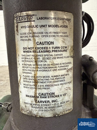 Image of 12 Ton Carver Platen Press, Model 4120 11