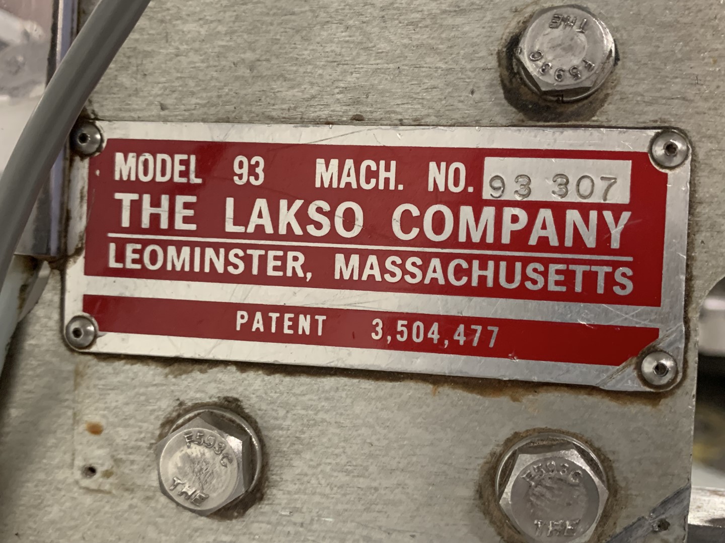 Lakso Slat Counter, Model 93
