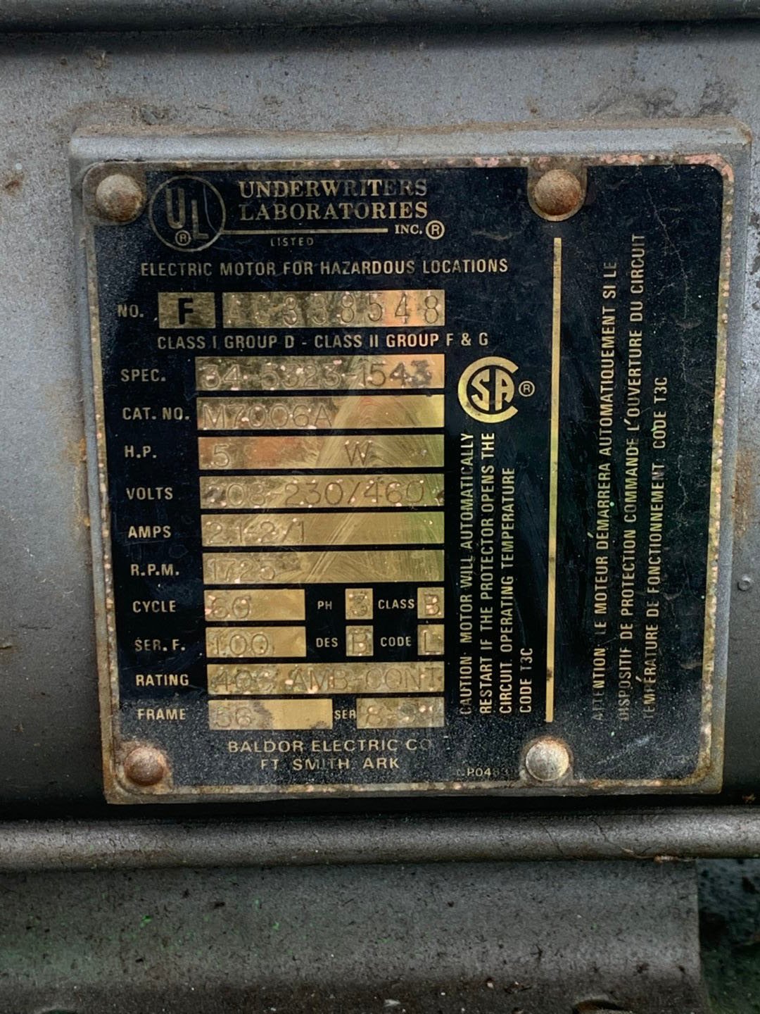 PulsaFeeder Diaphragm Metering Pump, Model 7440-S-AE, 5 HP