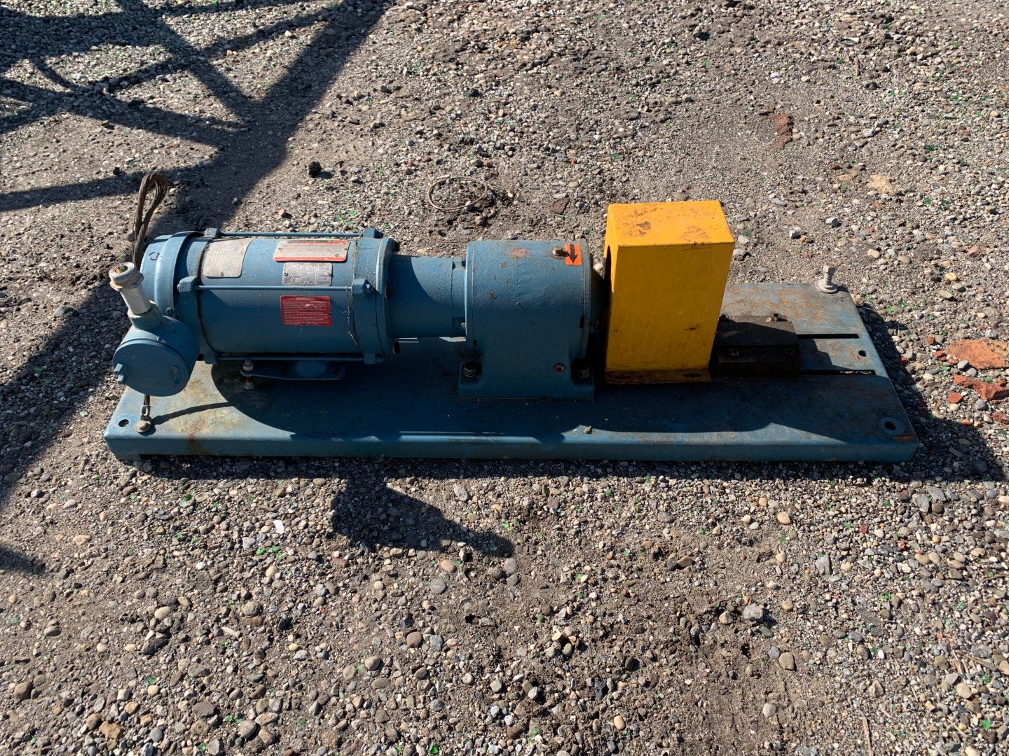 Zenith Meter Pump Base only with Motor, 2 HP