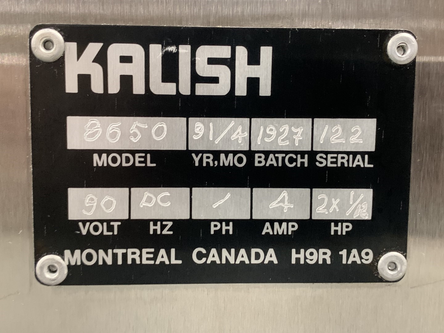 Kalish Inspection Belt, Model 8550