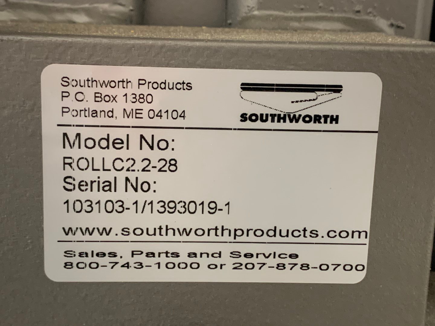 48" x 44" Southworth PalletPall Level Loader, Model ROLLC2.2-28