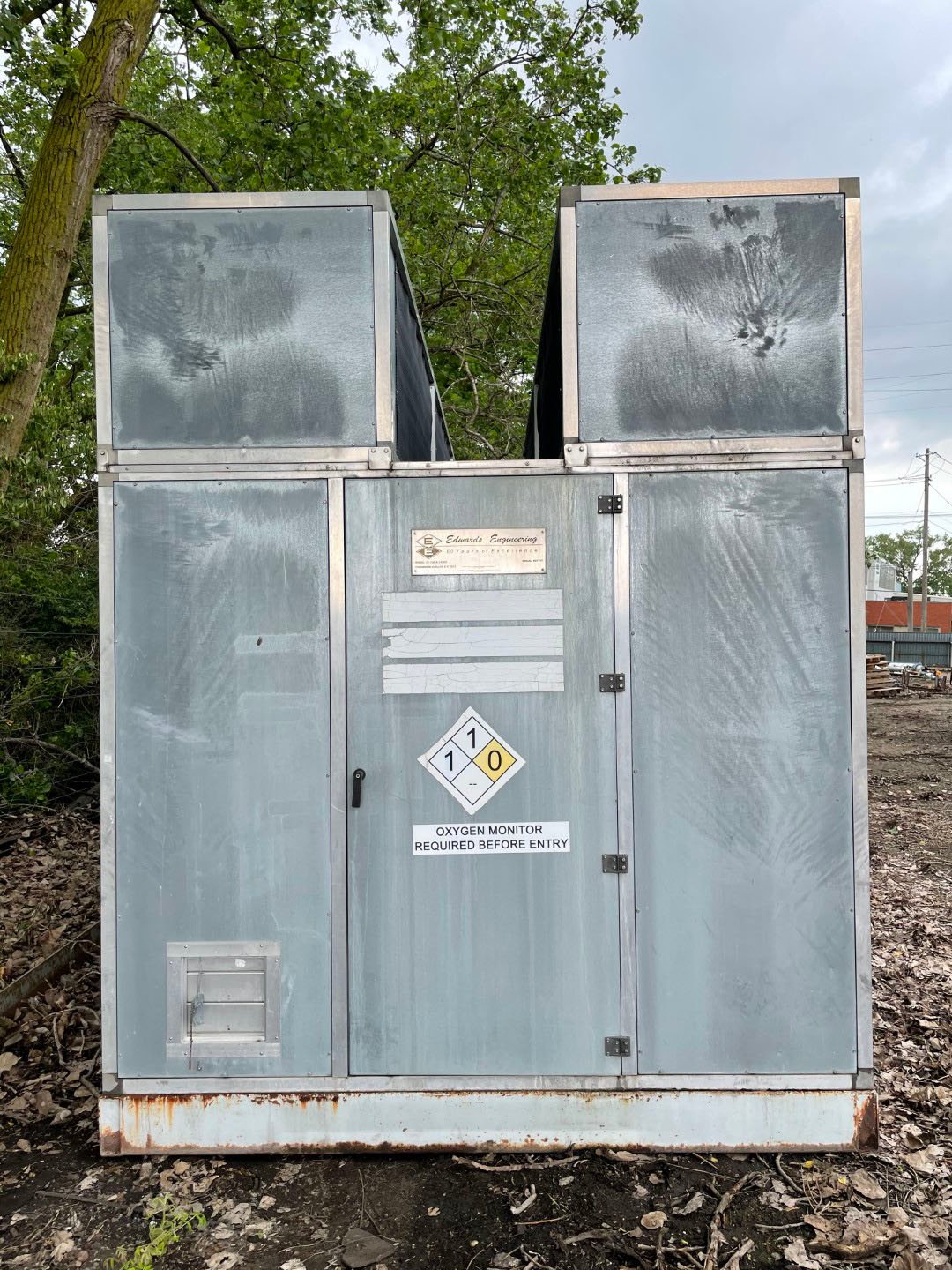 195 Ton Edwards Chiller, Model CE-210-A- 14ZB3, Air Cooled