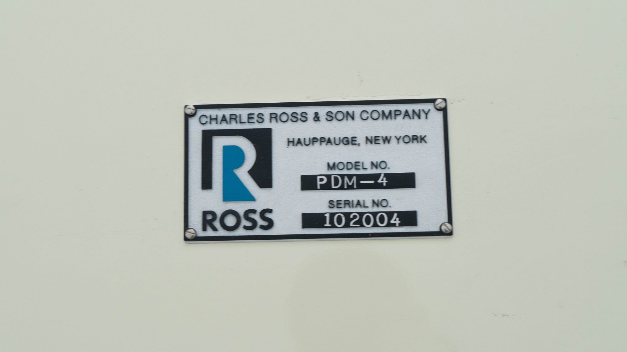 4 Gal Ross Planetary Mixer, Model PDM-4 with Press, S/S